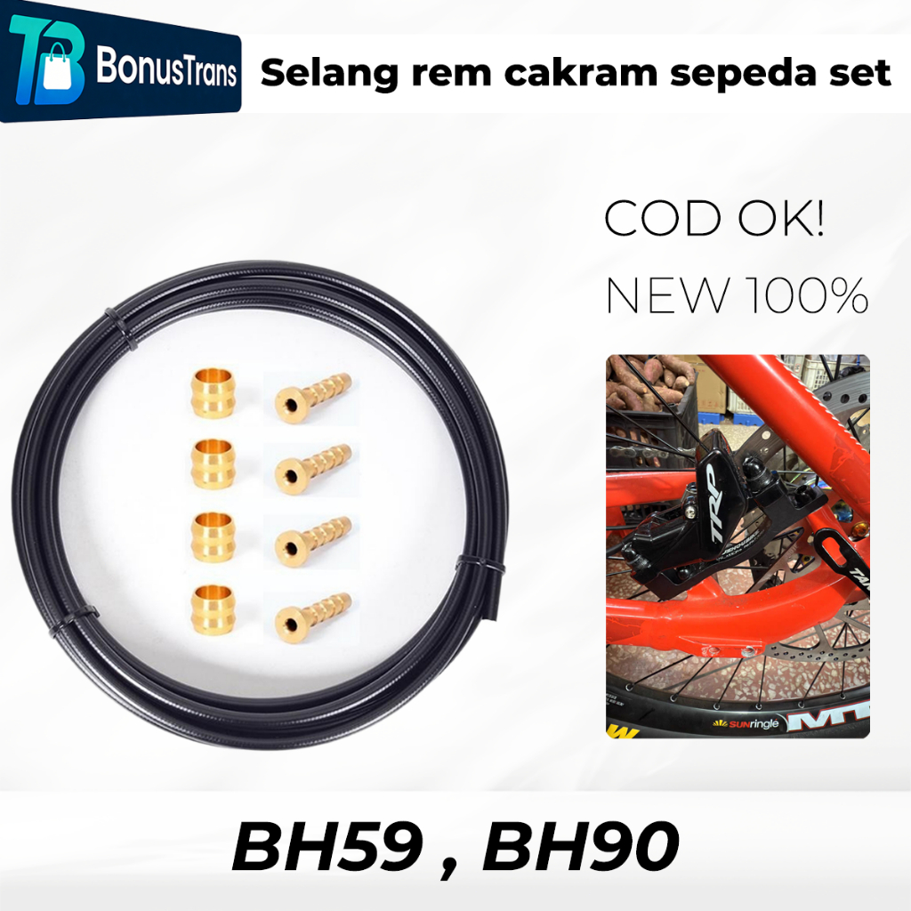 Kabel Rem Hidrolik Shimano BH59 - Selang Rem Original, Cocok untuk MT200, M315, M355, Logan, Xspark 