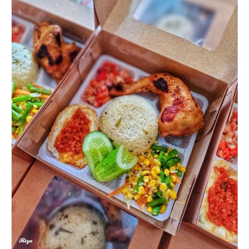 Nasi Box Aneka Lauk Untuk Segala Acara/ Nasi Box Arisan/ Nasi Box Syukuran/ Nasi Box Sunatan/ Nasi B
