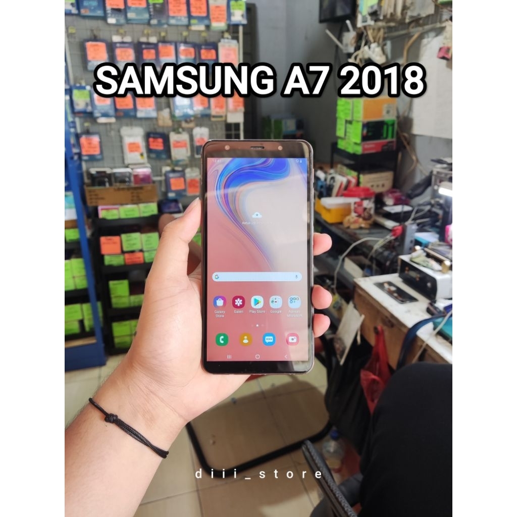 SAMSUNG GALAXY A7 2018 4/64GB DUAL SIM 4G LTE SECOND NORMAL SIAP PAKAI