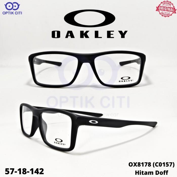 Frame Kacamata Pria Sporty Oakley Rafter OX 8178 - C0157 Hitam Doff Original