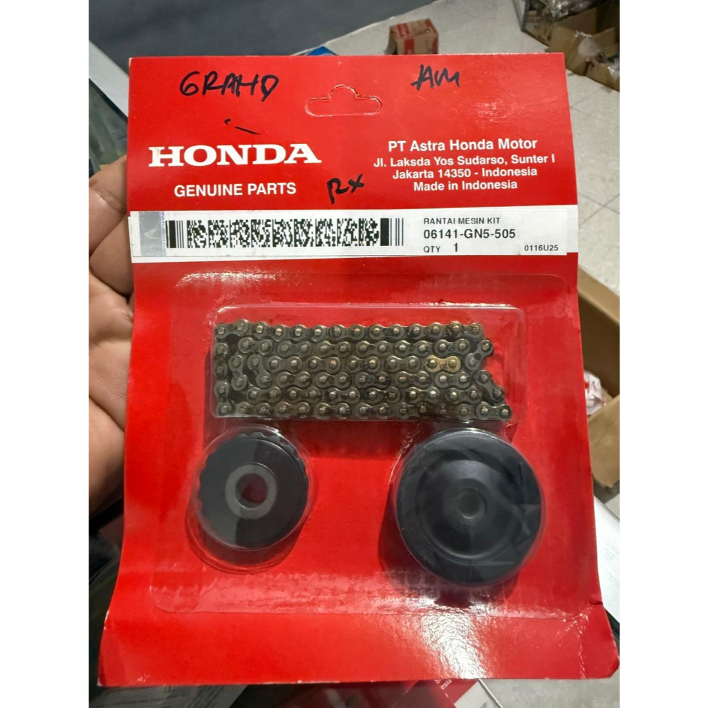 Rantai Mesin Kit (Cam Chain Kit) untuk motor Honda Supra, Grand, Win, dan Prima