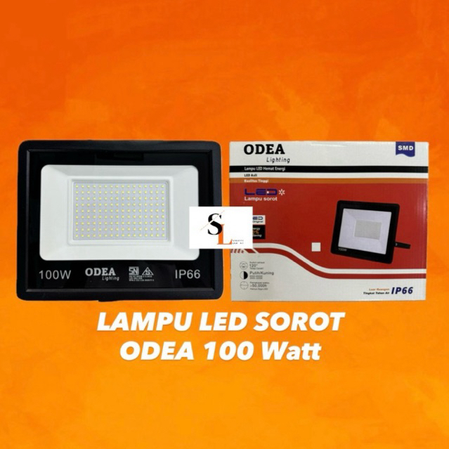 Lampu Sorot LED ODEA 100 Watt SMD IP66