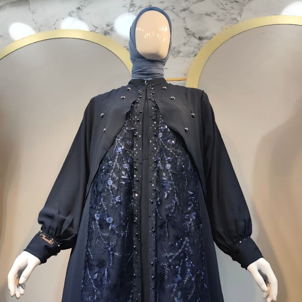 Hilwah Dress Gamis pesta mewah premium Bbie Luxury Fashion Collection