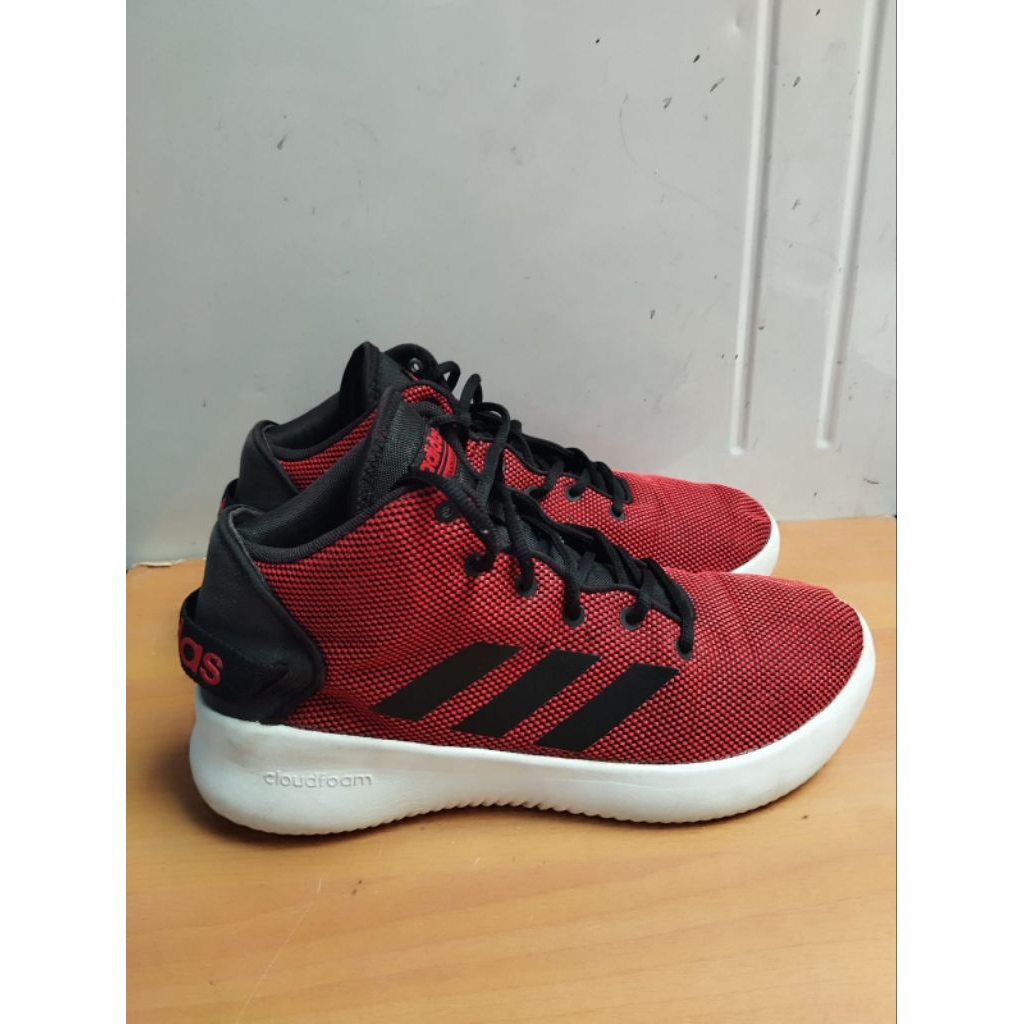 SEPATU BASKET SNEAKERS CASUAL ADIDAS CLOUDFOAM NEO SIZE 40,5 BEKAS PRELOVED