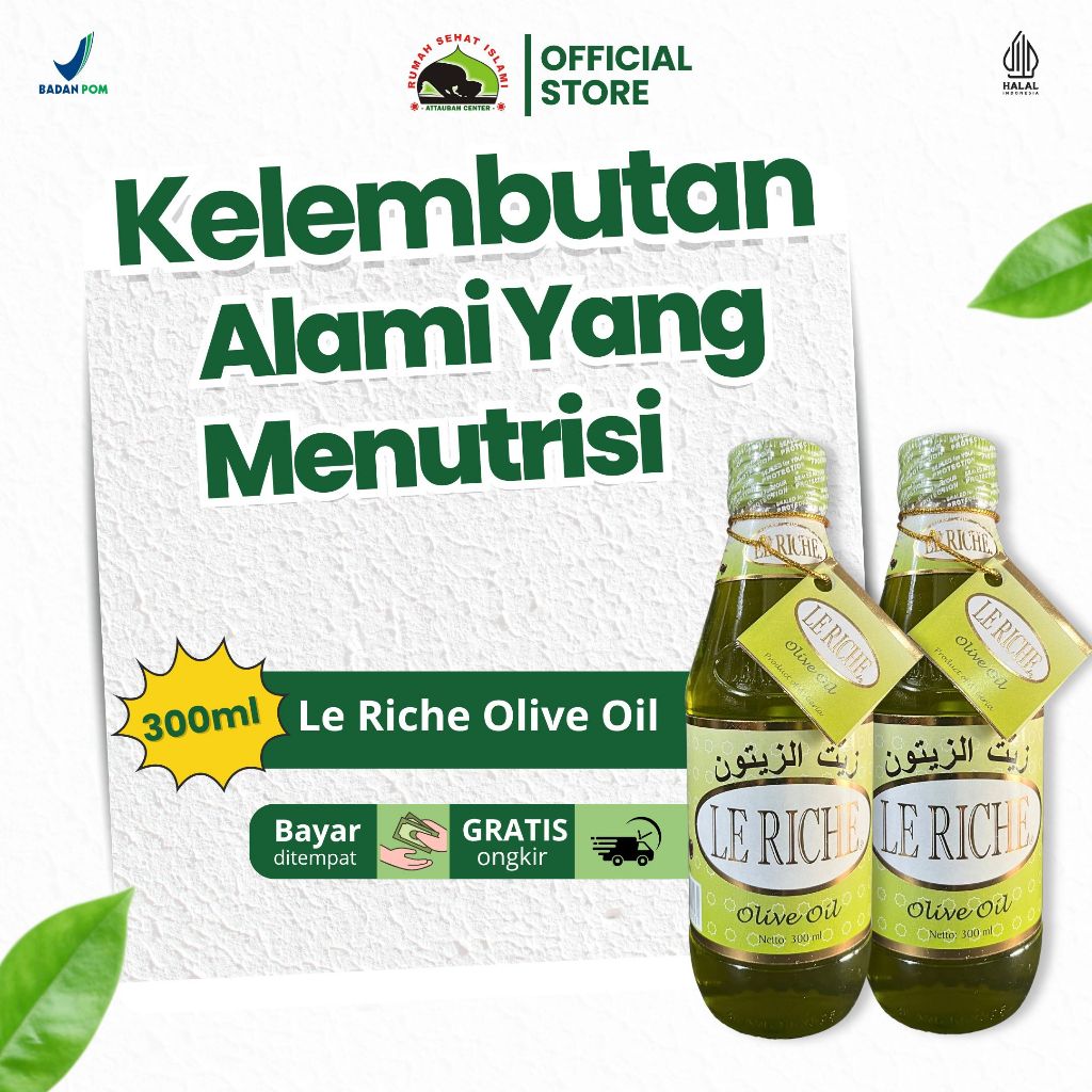 Minyak Zaitun Le Riche 300ml Asli