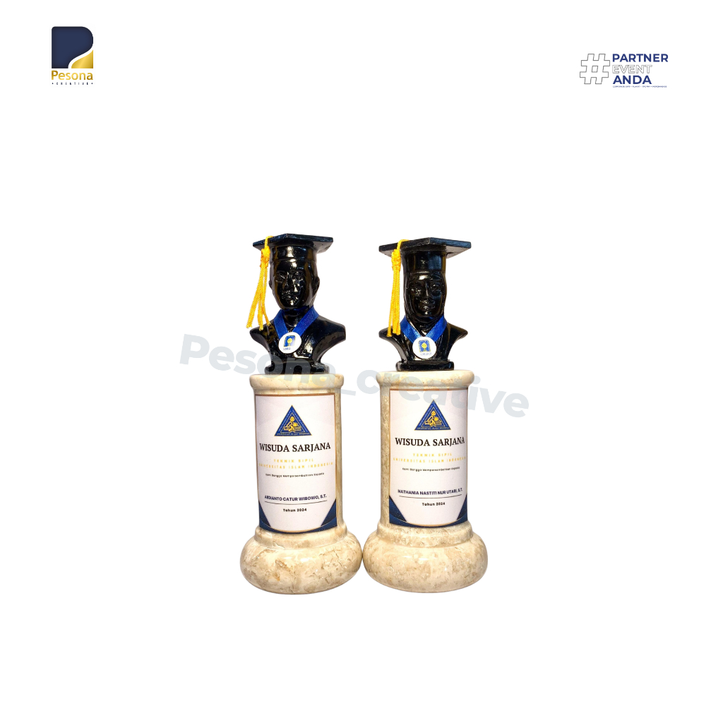 Patung wisuda Marmer dan boneka wisuda custom