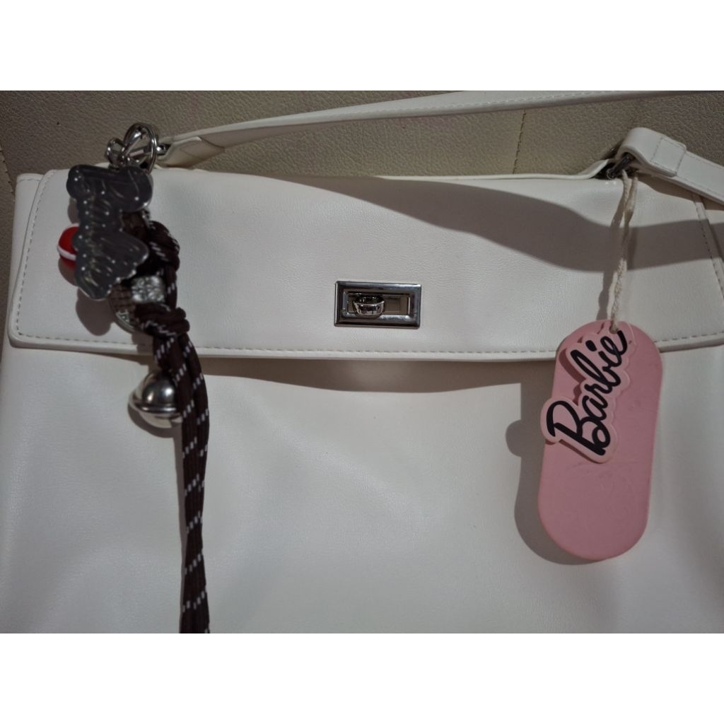 (Preloved) tas barbie rodeo putih original disney