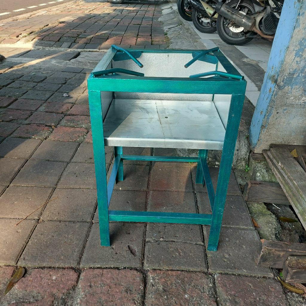 rangka besi kompor gas/dudukan besi kompor semawar gas 40 x 40 x 70