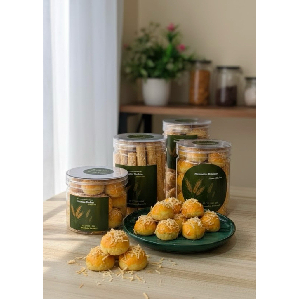 Nastar Keju (toples tabung 600ml)