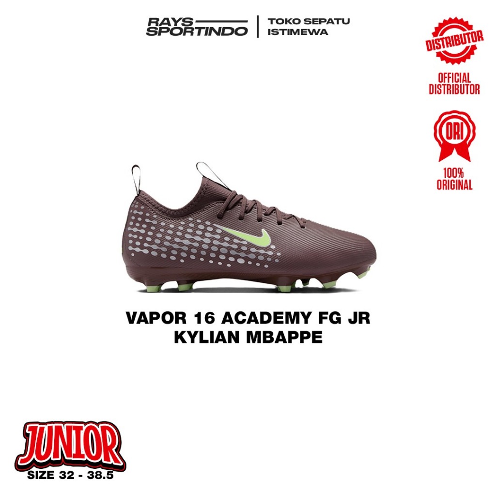 SEPATU BOLA ANAK NIKE VAPOR 16 ACADEMY FG JR KYLIAN MBAPPE