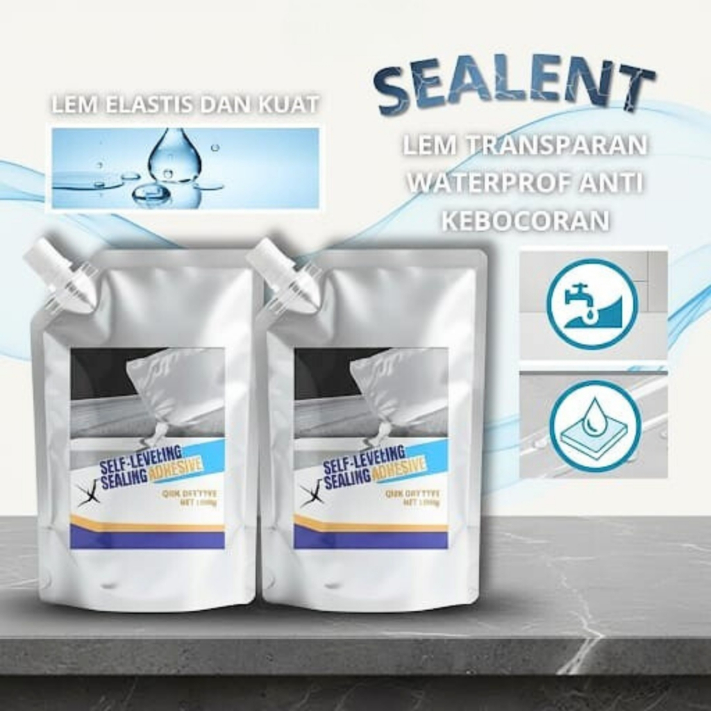 Lem Sealant Anti Bocor Anti Retak Cepat Kering | Lem Perekat Beton Dinding Tembok Retak - Lem Anti B