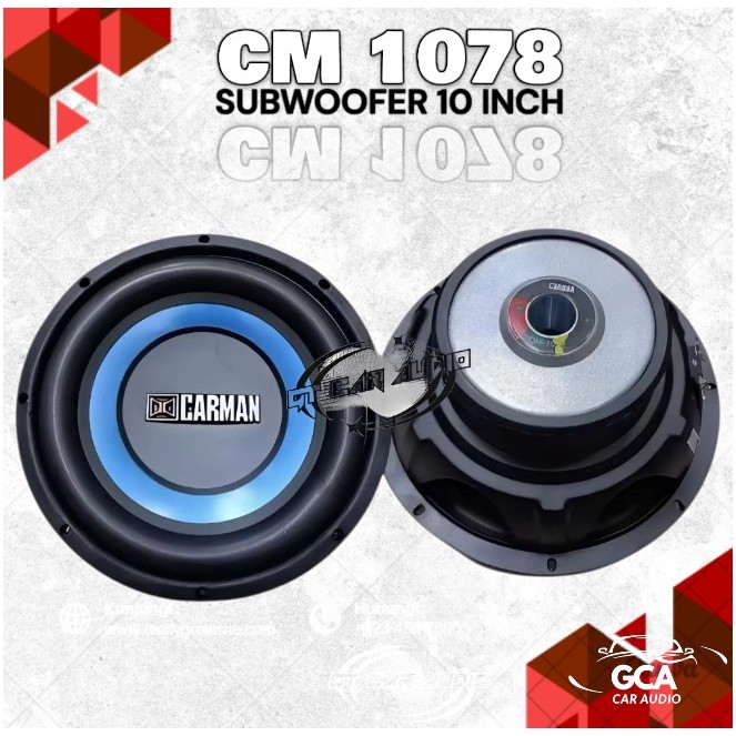 Subwoofer 10 inch double coil Carman 1078