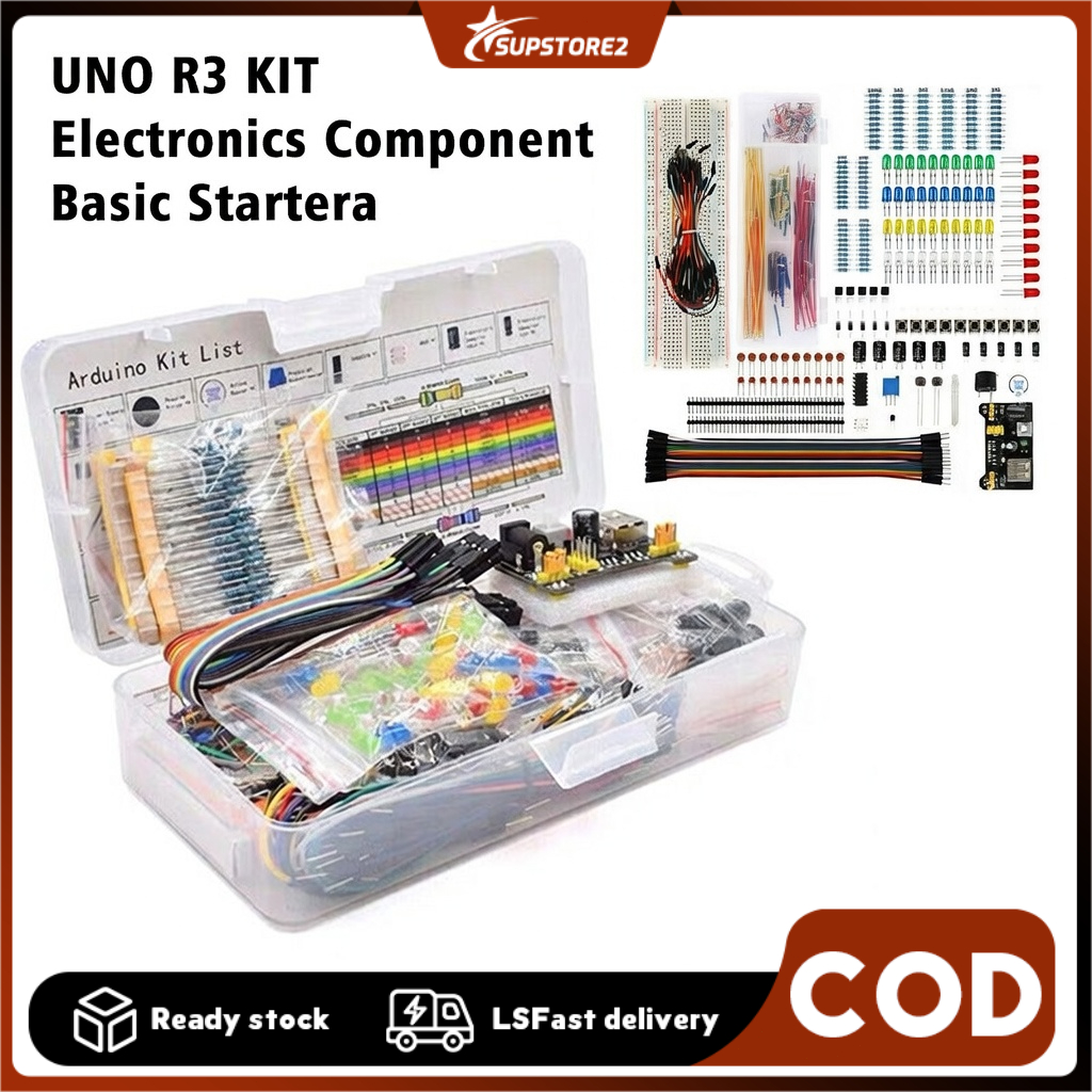 GT|1set Arduino Uno R3 Starter Kit|Paket Lengkap Belajar Compatible|2 + Kabel Jumper Murah Ready Sto