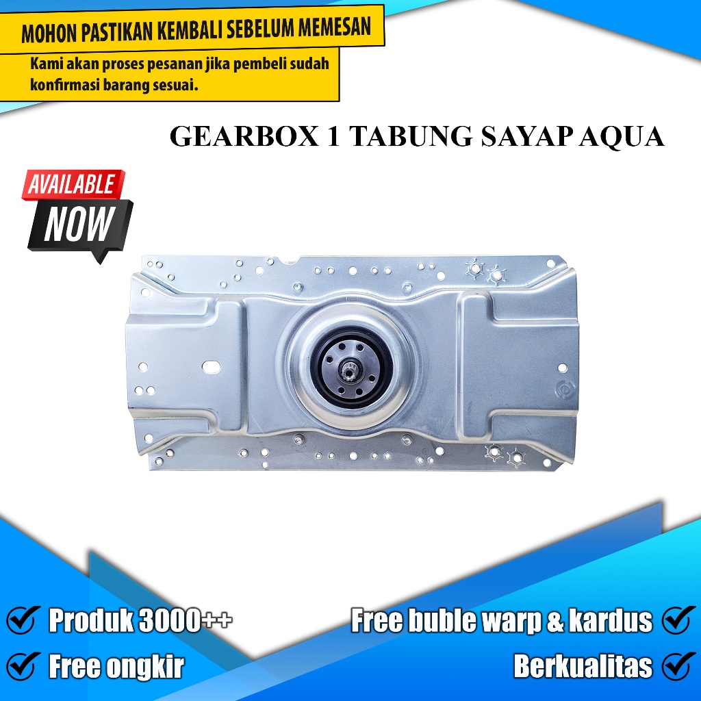 G1TSAQ GIRBOX MESIN CUCI / GEARBOX SAYAP FULL / GEARBOX 1TABUNG SAYAP AQUA