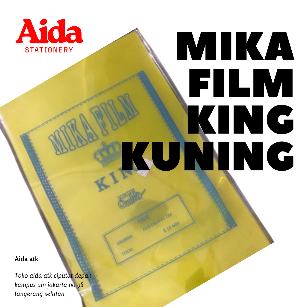 MIKA FILM KING KUNING F4 100 SHEETS
