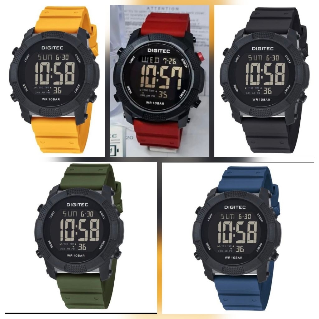 Jam Tangan Pria Digitec 5189 Digital Original