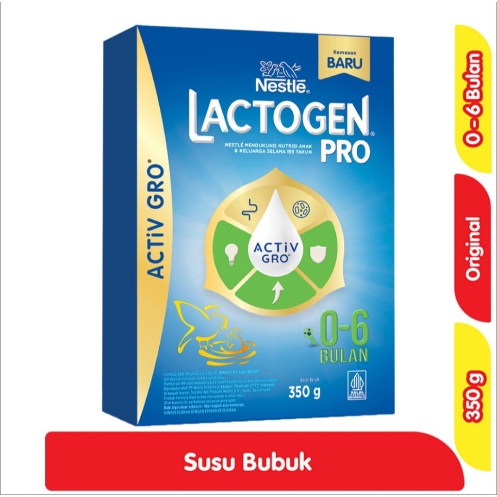 Lactogen Pro 1 Susu Bubuk Formula Bayi 0-6 Bulan 350g