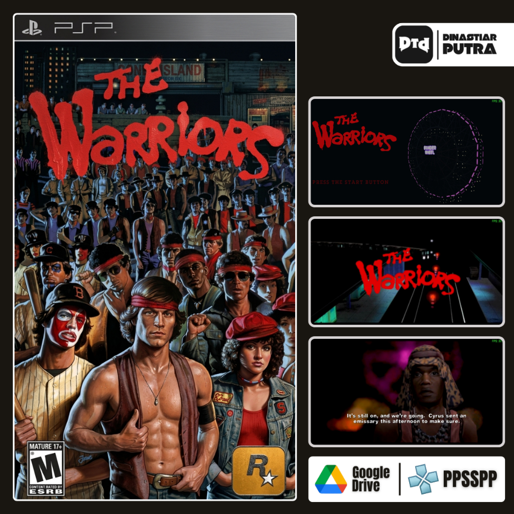 Game PSP The Warriors - Format ISO Siap Main (Google Drive)