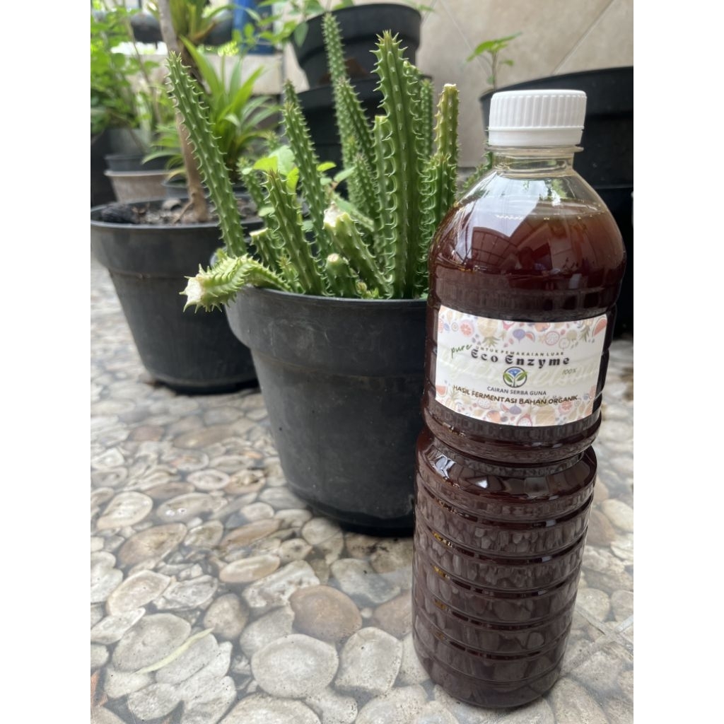Eco Enzyme Murni Cairan Organik Serbaguna 1 liter Pupuk Enzim