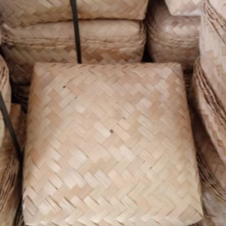 Besek 25X25 Jumbo Walet Bakul Bambu Besek Untuk Hajatan