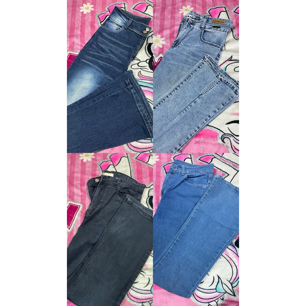 Preloved celana cutbray jeans wanita