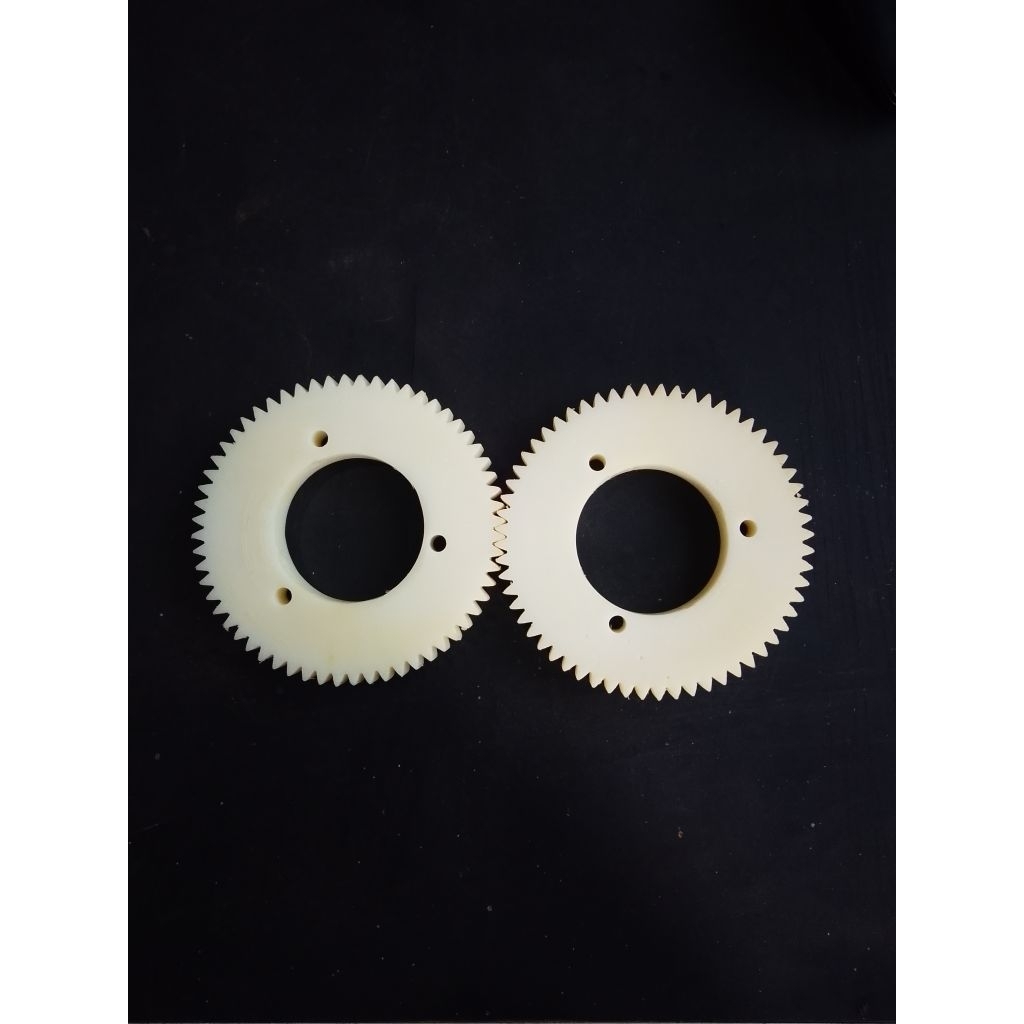 GEAR / GIGI RODA PLASTIK T 50 GIGI LURUS PRESISI LUBANG 3