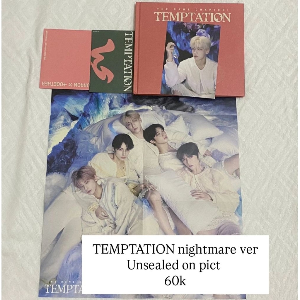ALBUM TXT TEMPTATION NIGHTMARE UNSEALED NO PC (CEK DESKRIPSI)