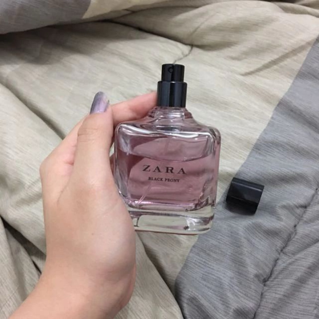 Parfum cewek zara black peony 100ml