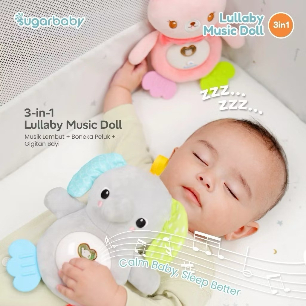 Sugar Baby Lullaby Music Doll 3in1