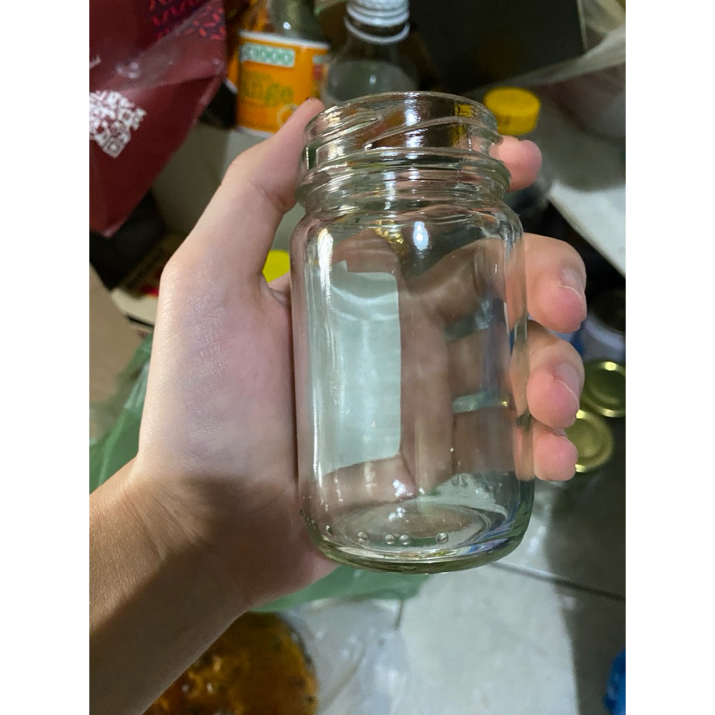 Jar kaca 120 ml / Botol Selai Kaca 120 ml / Toples Kaca 120 ml Murah Tebal