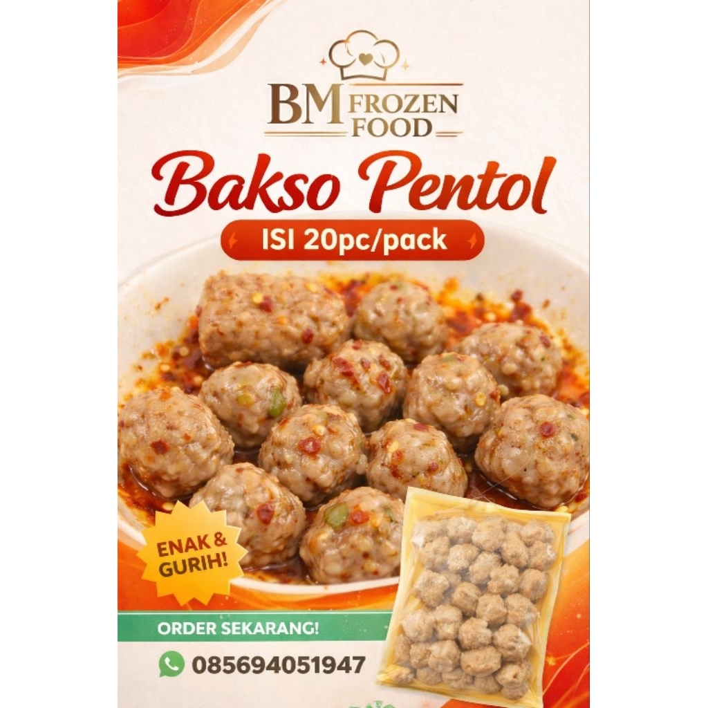 BAKSO PENTOL ISI 20 SIAP SAJI FROZEN