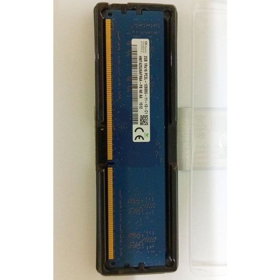RAM 2GB DDR3 1RX16 PC3L-12800U-11-13-C1