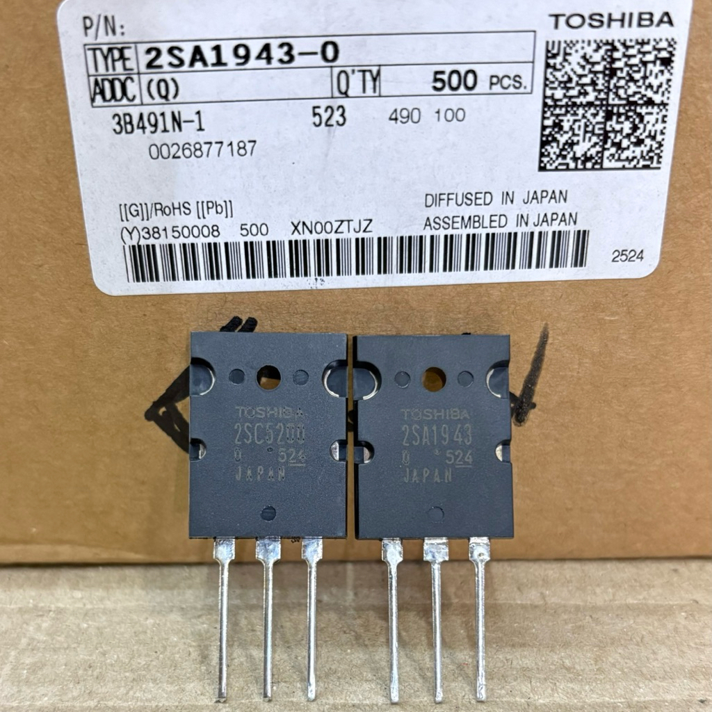 transistor toshiba c5200 a1943 LOT 524 original japan