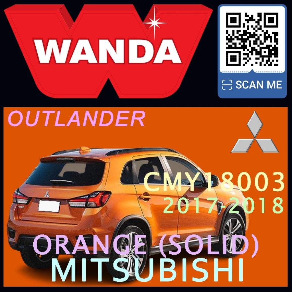 Cat Wanda Mitsubishi Orange Solid CMY18003