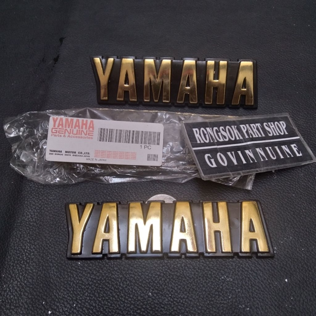 emblem logo tangki tengki yamaha rxking rx king ori stok lama nos