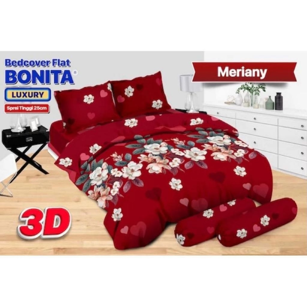 Bedcover Bonita 180x200 bed cover set new motif bonita terlaris