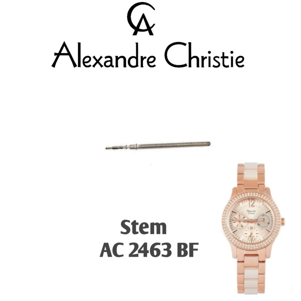 Jarum As / Stem Jam Tangan Alexandre Christie Type AC 2463 BF Original