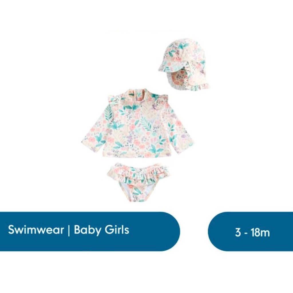 Baju renang bayi umur 3-6 bulan