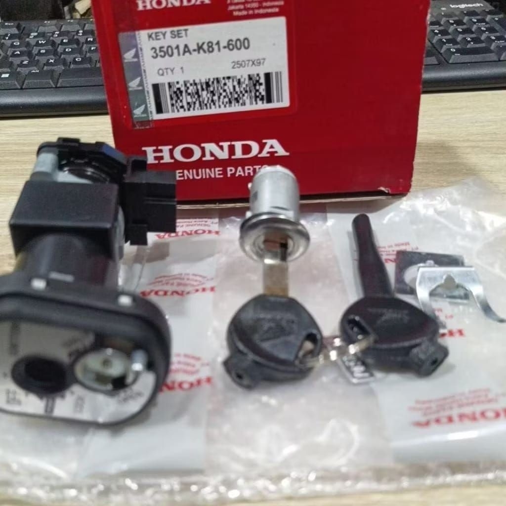 KUNCI KONTAK SET HONDA BEAT ESP BEAT POP 2017-2018 BEAT STREET K81 ORIGINAL