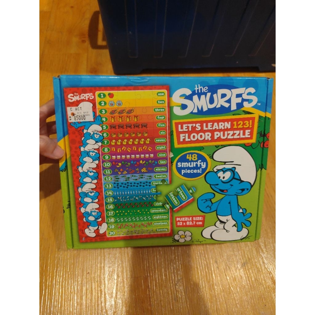 floor puzzle smurf