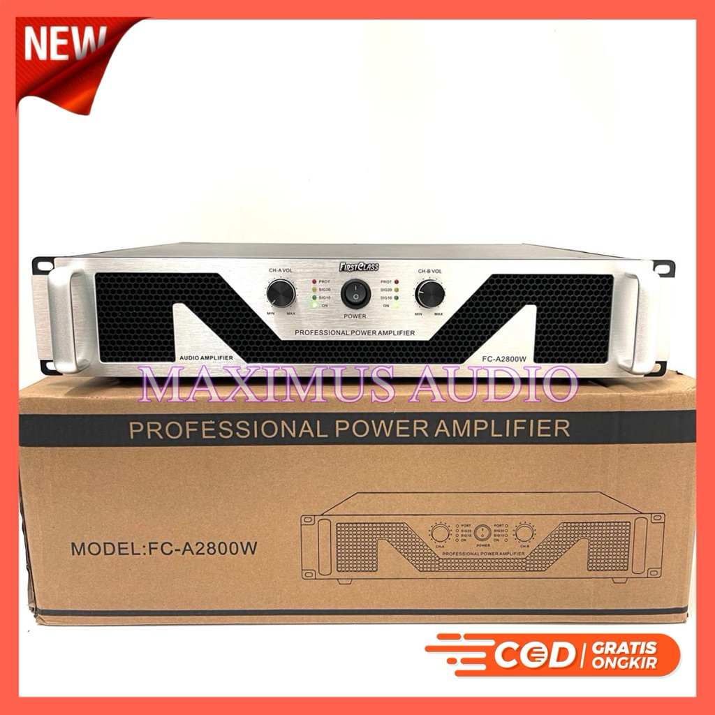 Promo Power Amplifier Professional FirstClass FC A2800w Original Power First Class fca2800w Fca 2800