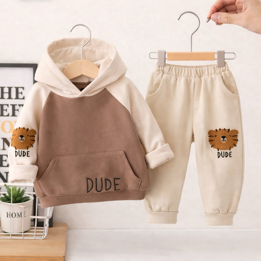 PROMO // SETELAN ANAK LAKI LAKI HOODIE ANAK LAKI LAKI SETELAN ANAK LAKI LAKI HOODIE DUDE USIA 1 -5 T