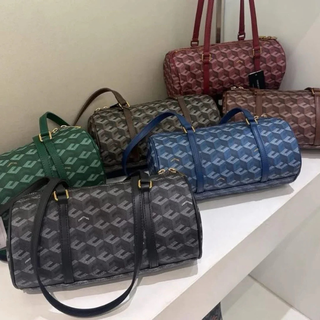 [Ready] Christy Ng Emillio Barrel Bag (Malaysia) Chestnut Brown