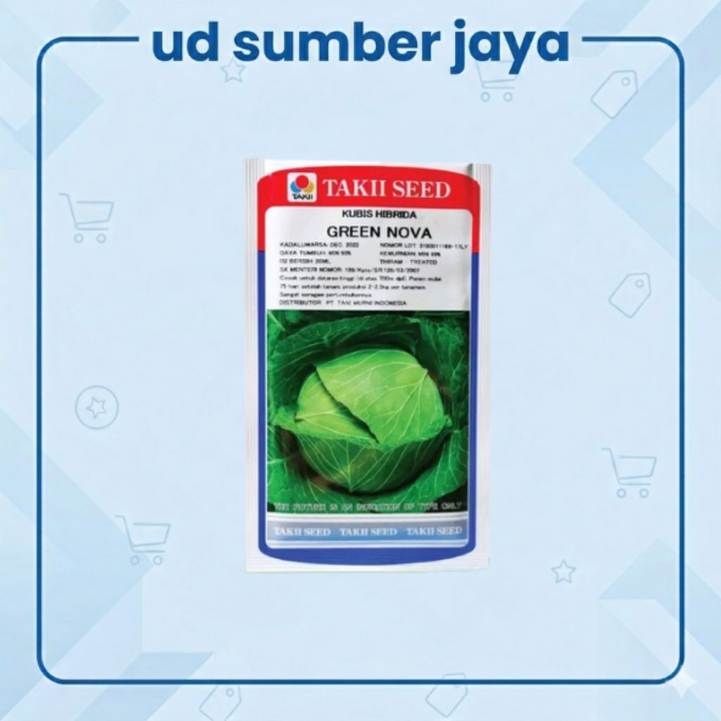 Benih Kubis Hibrida Green Nova 20 ML
