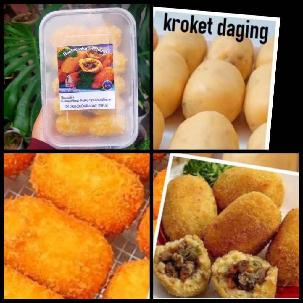 Kroket Daging isi 10 pcs/ Kroket kentang daging