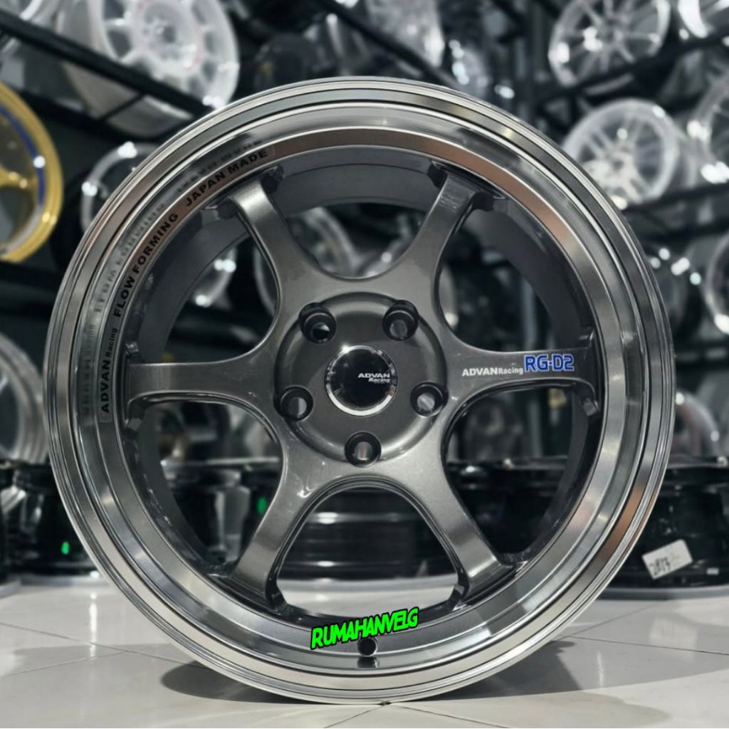 velg advan rg d2 flow forming r17 lebar 8 pcd 5x114,3 et 35 velg mobil ring 17 pnp mobil Innova rebo