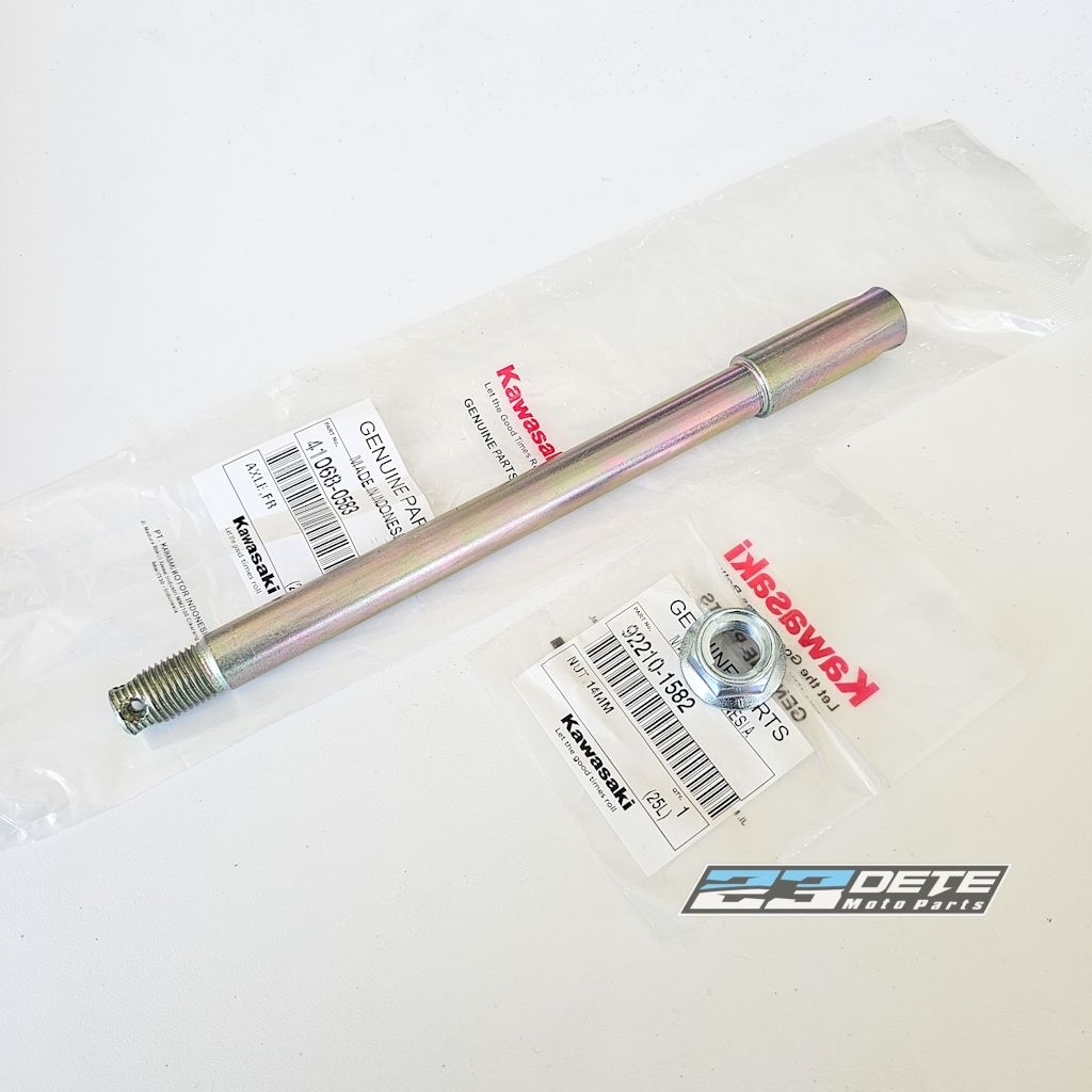 As roda depan shock ninja r rr ori original kawasaki
