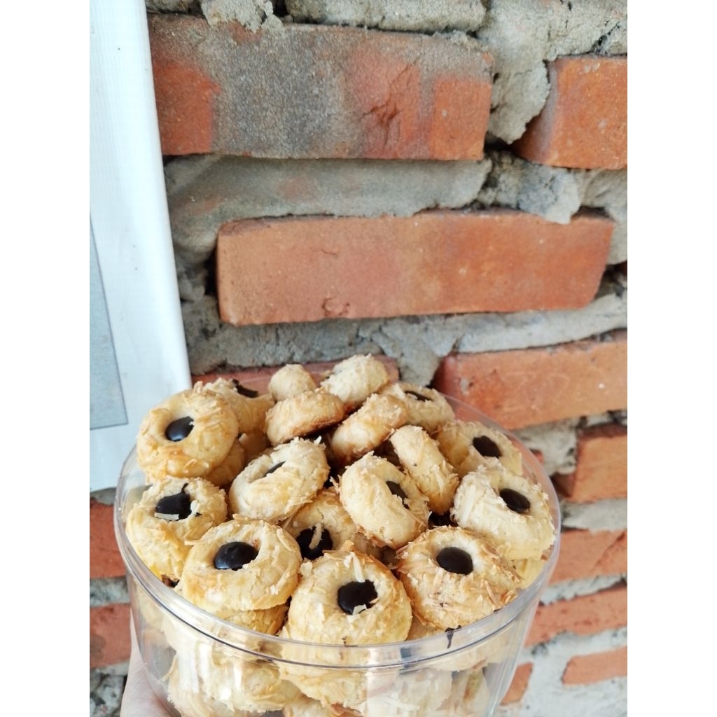 thumbprint cookies coklat