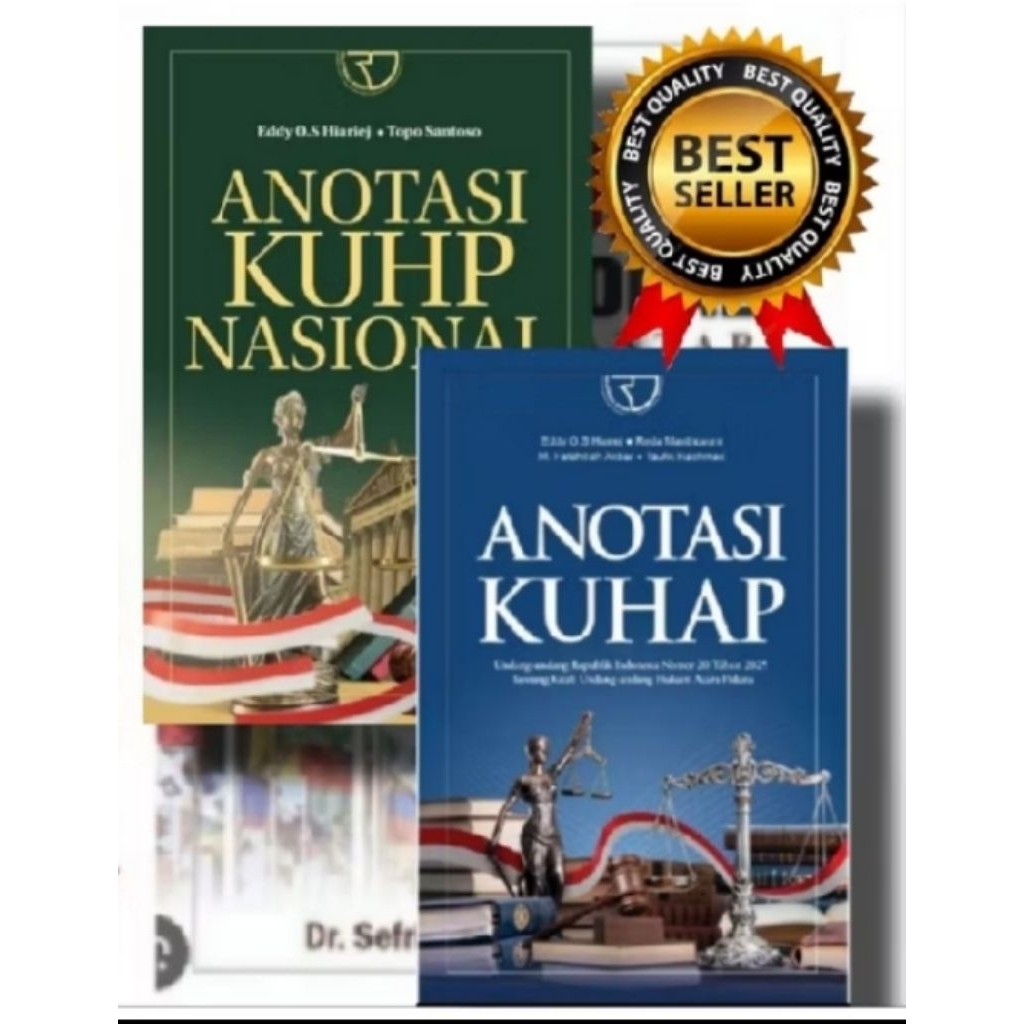 Buku ANOTASI KUHP & ANOTASI KUHAP Eddy O.S.Hiariej