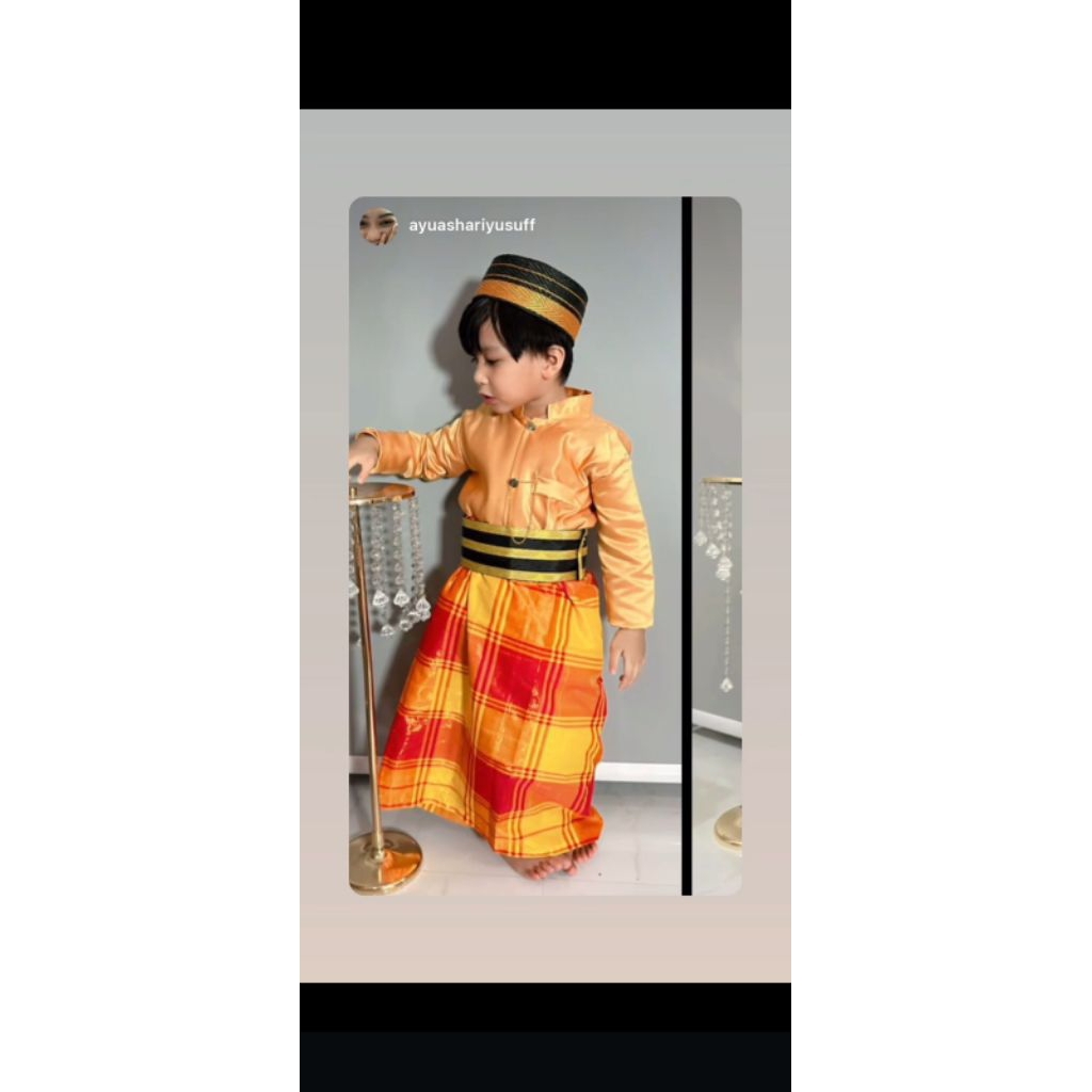 sarung Rok Anak sutra Asli Makassar, ROk adat Anak SD